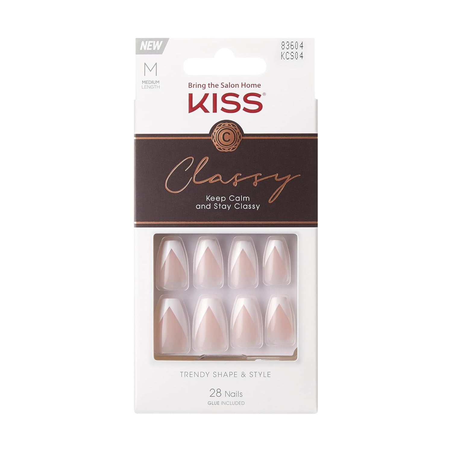 Kiss Classy Nails Medium, 28 Nails view 5
