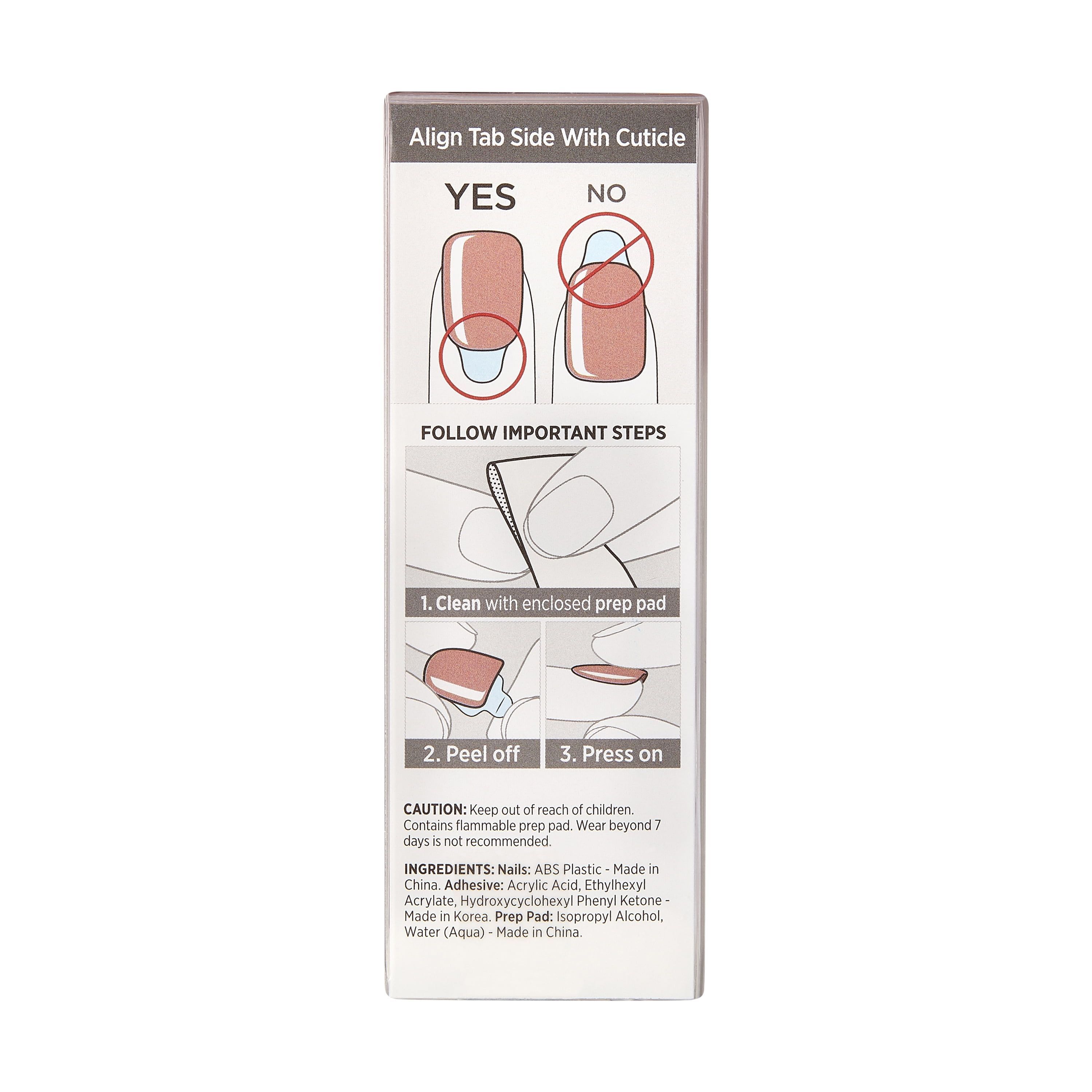 Kiss Impress Press on Manicure Nails - Sandbox, 30 Nails view 5