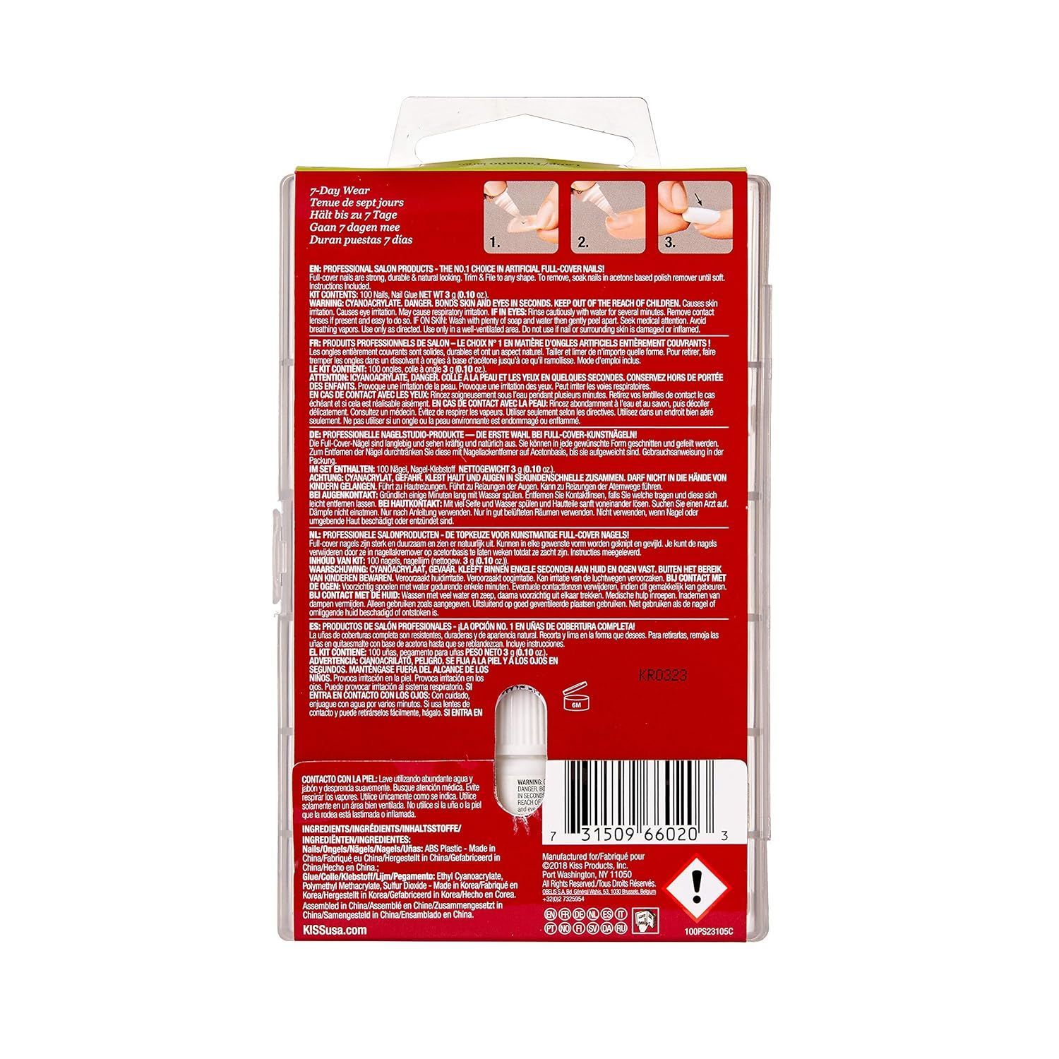 Kiss Full Cover Active Oval Kit view 2
