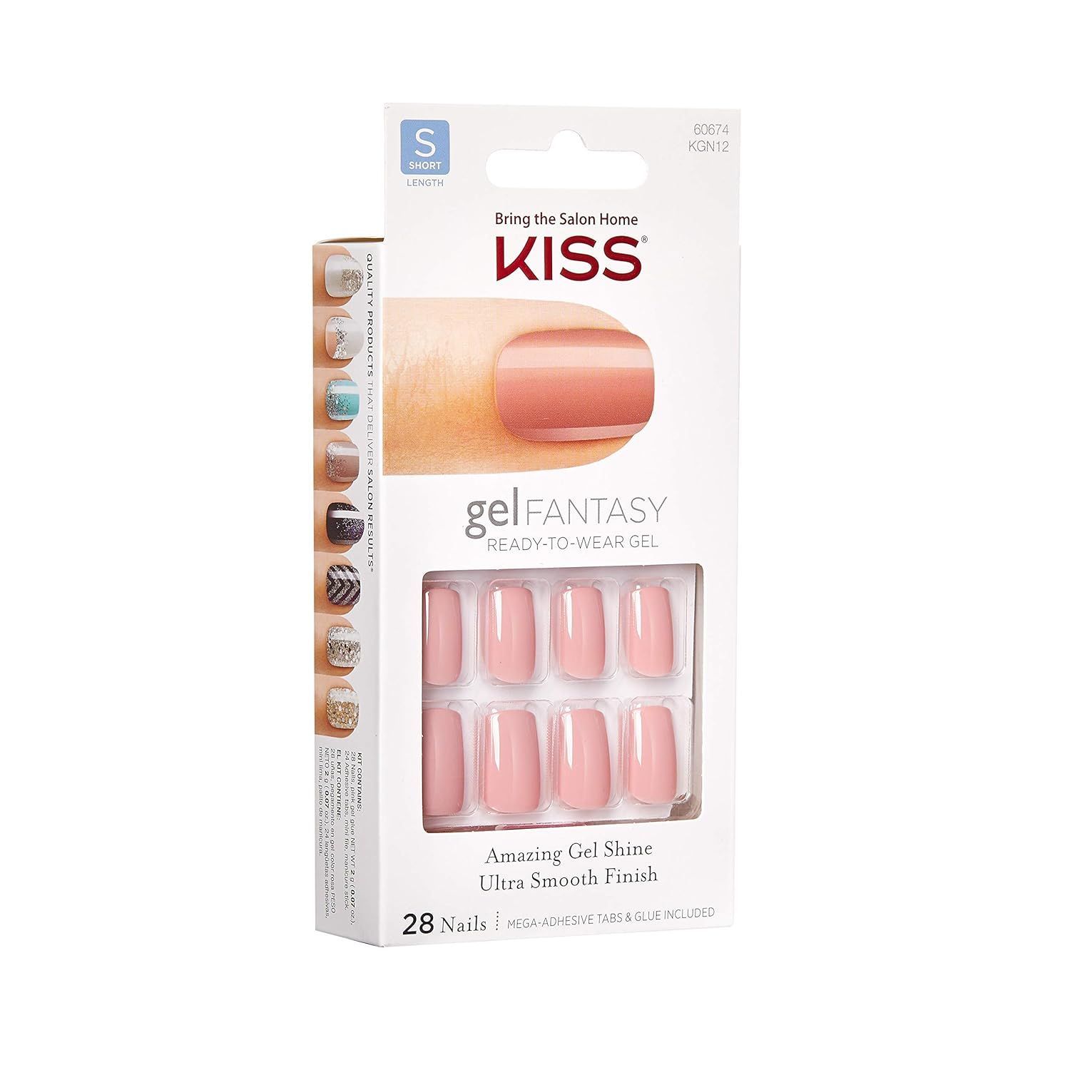 Kiss Gel Fantasy Ready To Wear Press On Gel Nails view 2