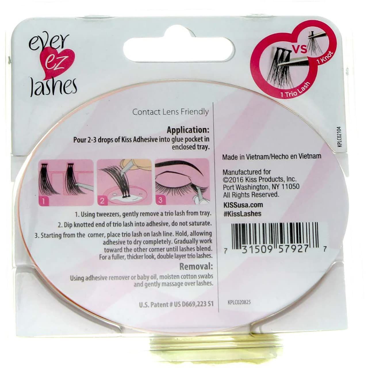Kiss Lashes Haute Couture Natural Premium Trio Short Medium - 4