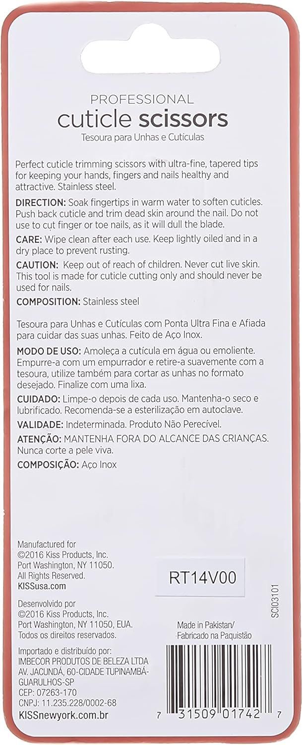 Kiss Professional Cuticle and Nail Scissors - 9