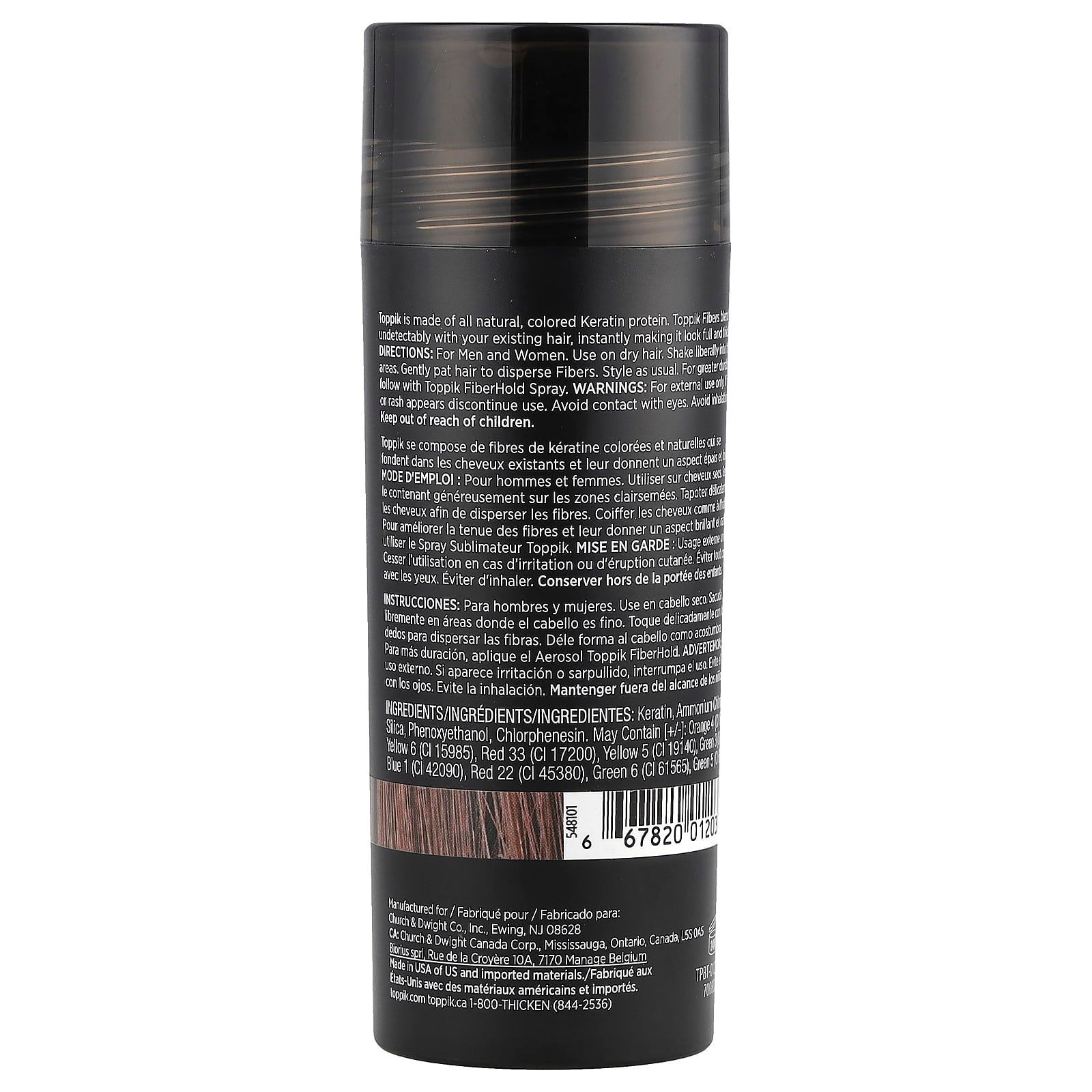 Toppik Hair Building Fibers Medium Brown 27.5 Gm - 9
