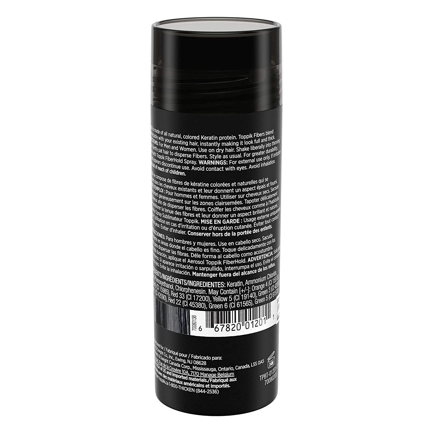 Toppik Hair Building Fiber Dark Brown Volume: 55 Gm - 7
