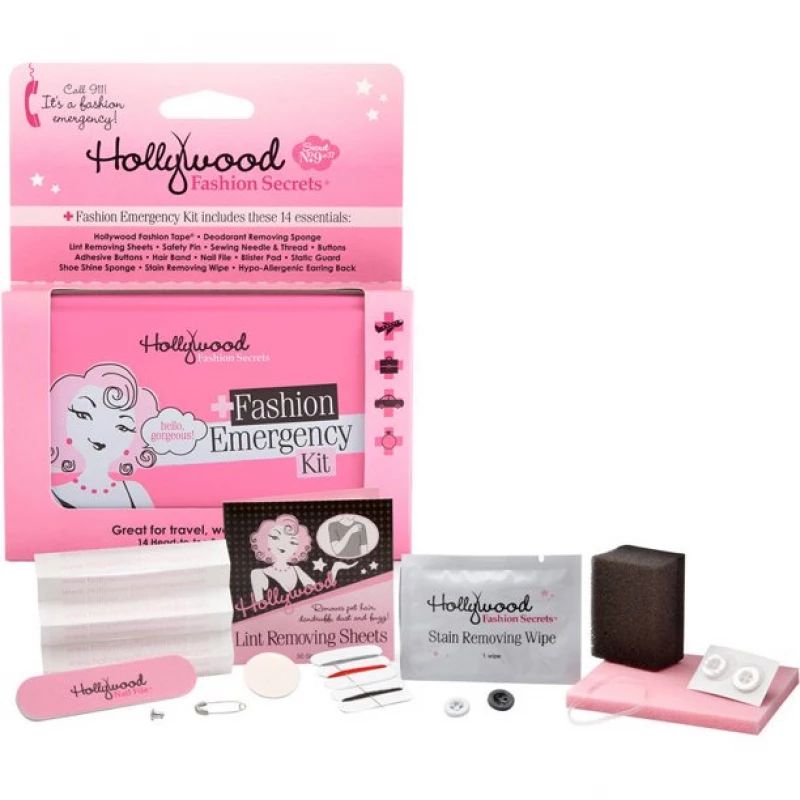 Hollywood Fashion Secrets Style Emergency Kit, Tin With 10