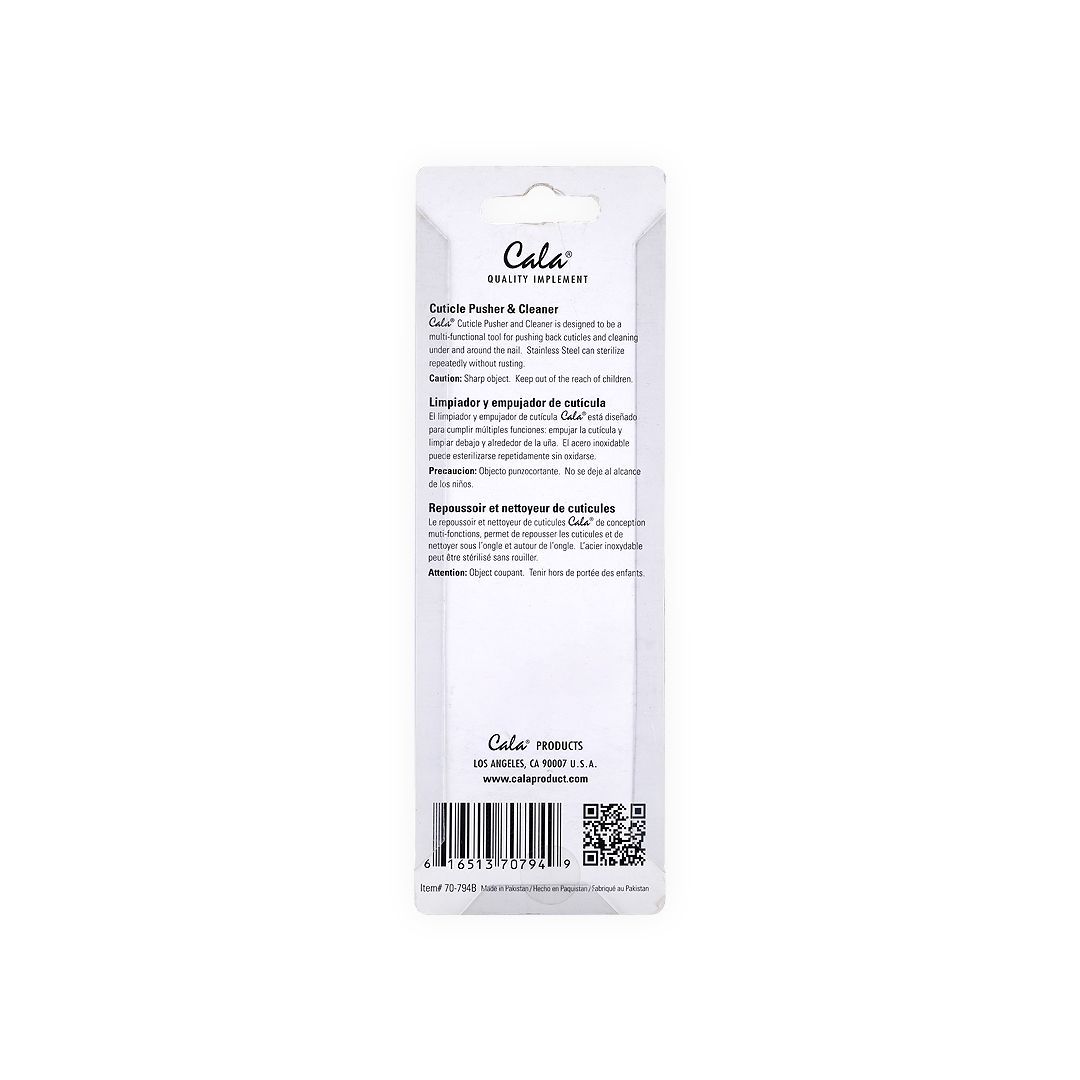 Cala Cuticle Pusher&Cleaner - 7