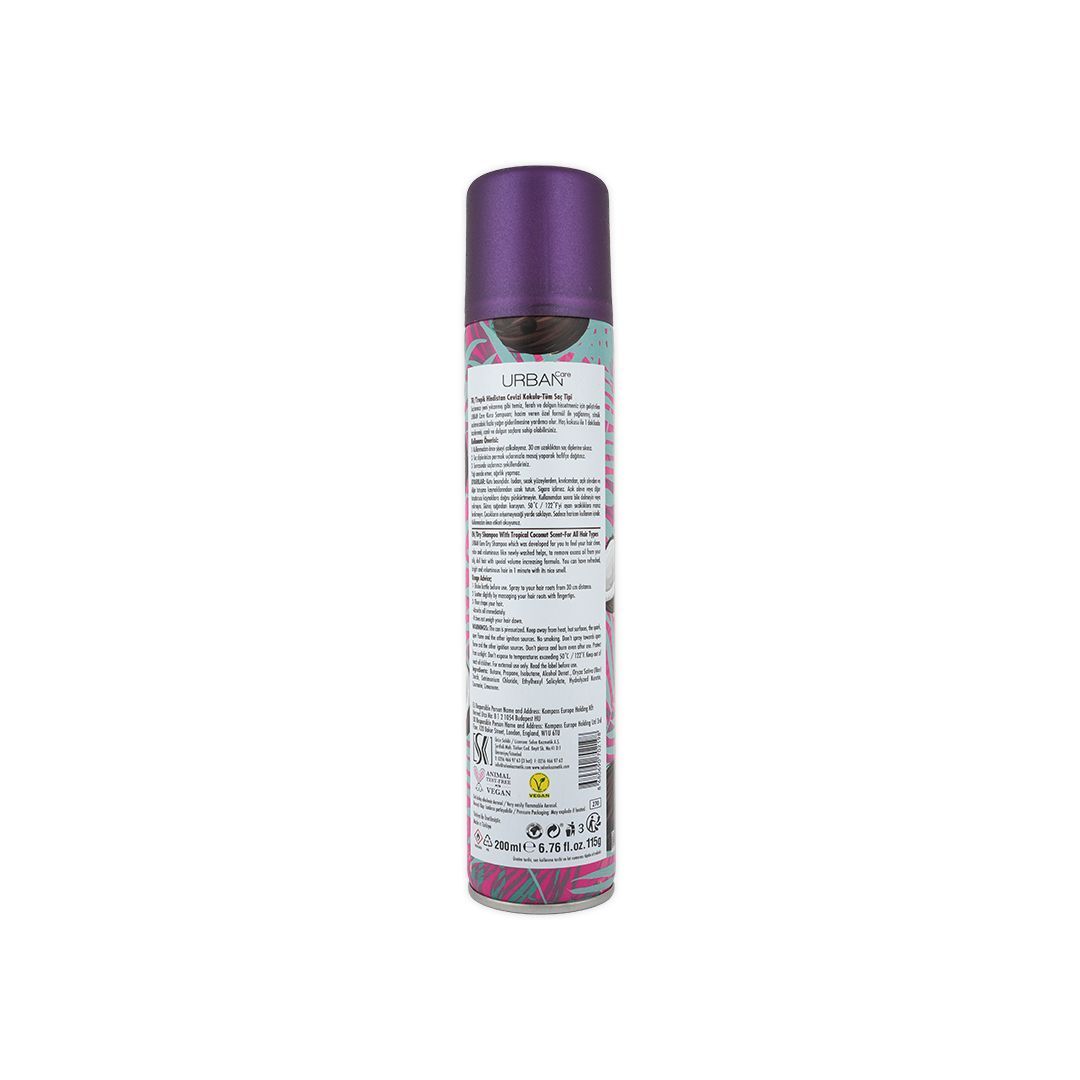 Urban Care Coconut Dry Shampoo, 200ml - 9