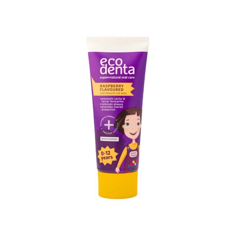 Ecodenta Raspberry Flavored Toothpaste For Kids, 75 ml