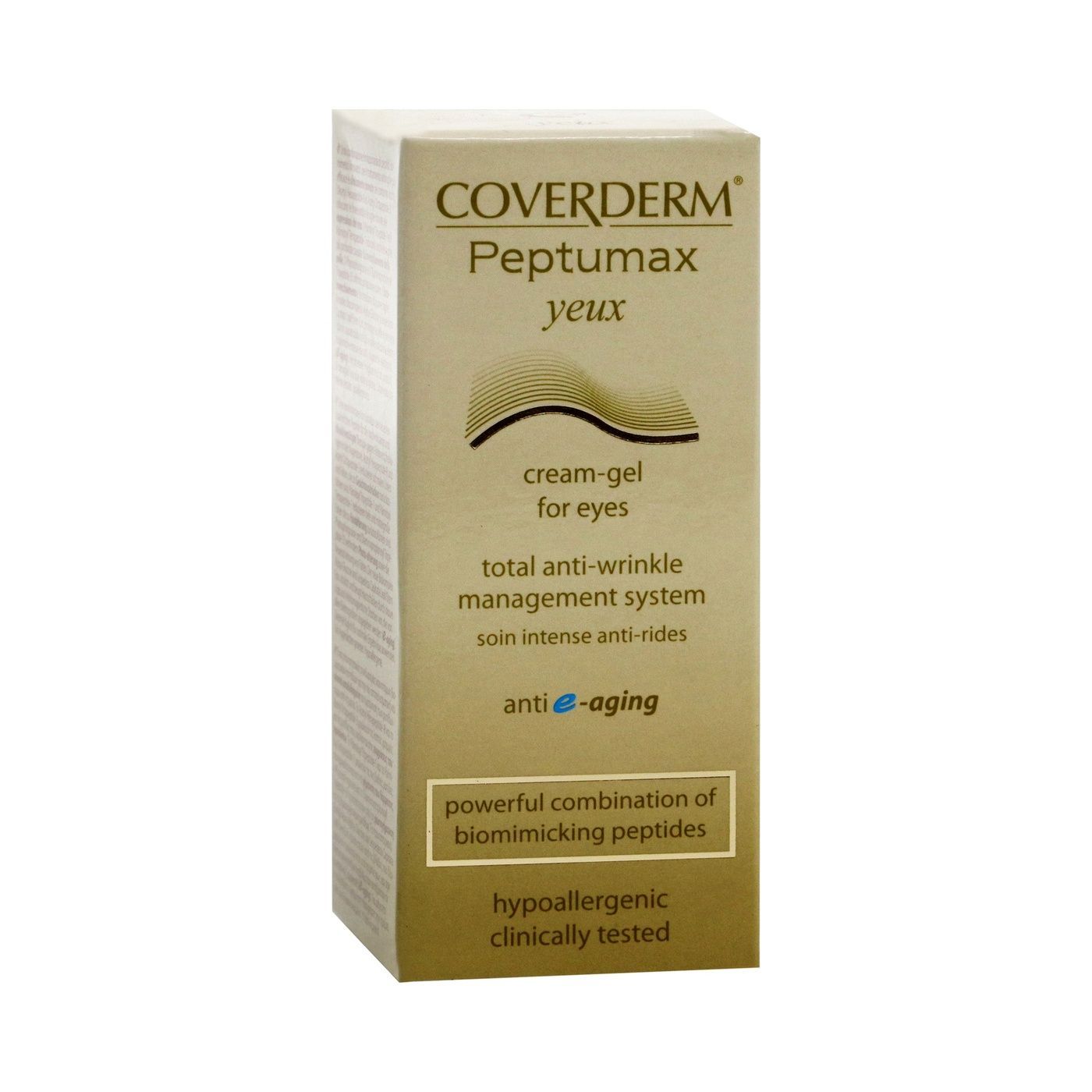 Coverderm Peptumax Yeux Cream Gel For Eyes 15 Ml