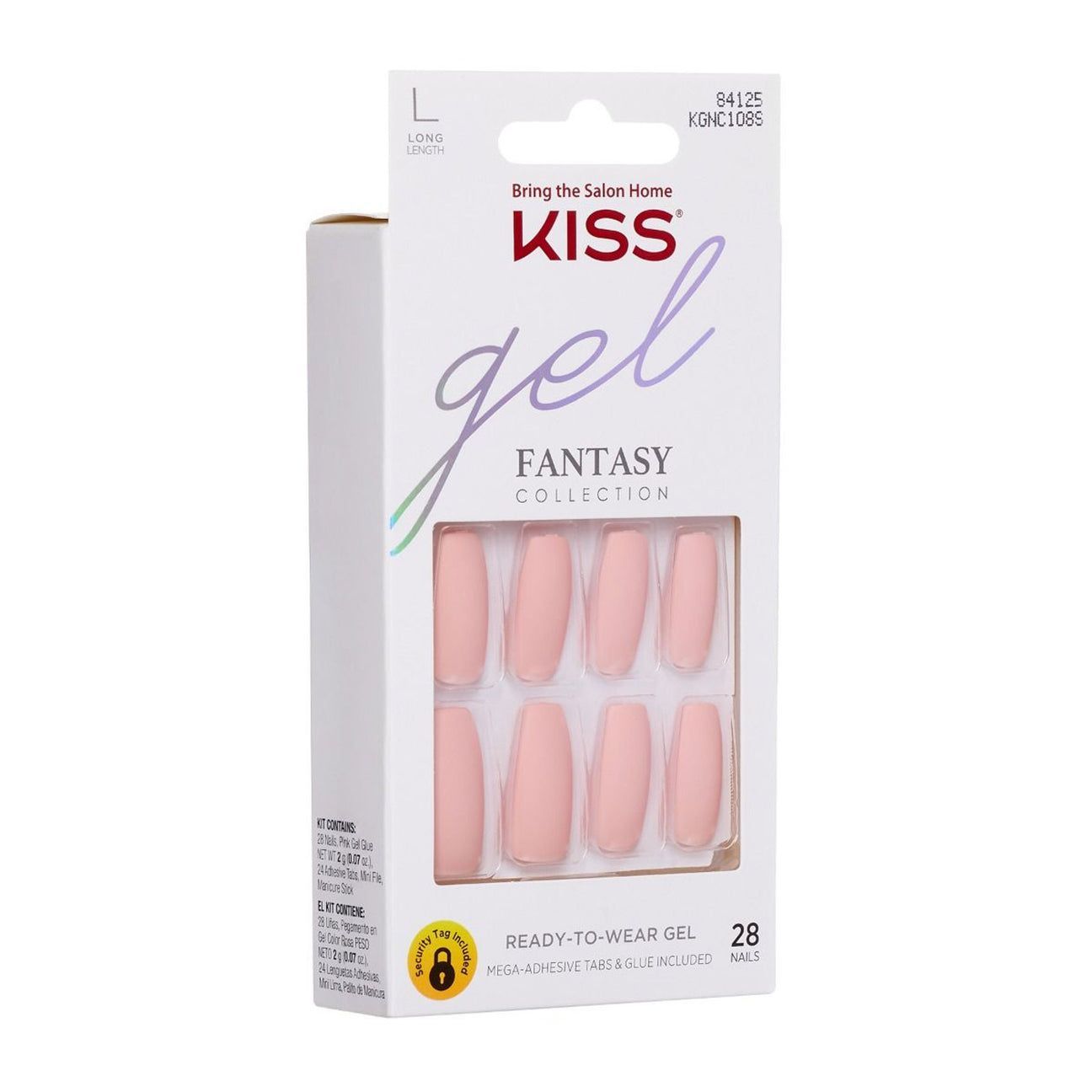 Kiss Gel Fantasy Collection Long Colour Nails, 28 Pieces view 5