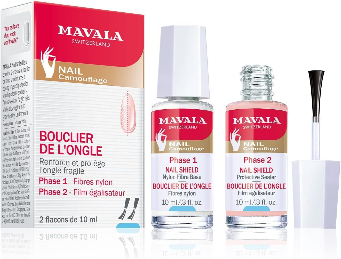Mavala Nail Shield Bottles 2 pcs x 10 ml view 3