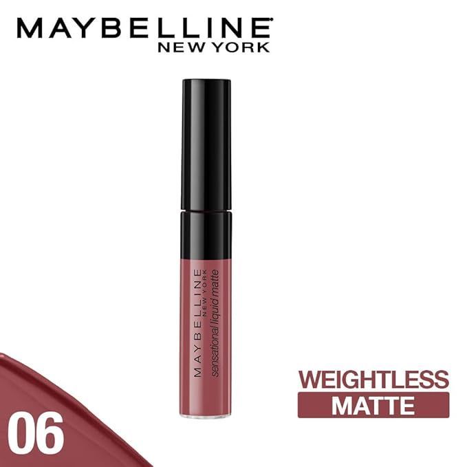 Maybelline Liquid Lipstick Sensational Matte 6 - 12