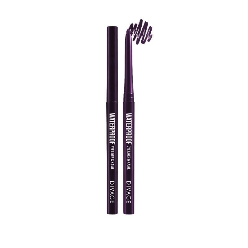 Divage Waterproof Eyeliner & Kajal - 05 Smart Purple