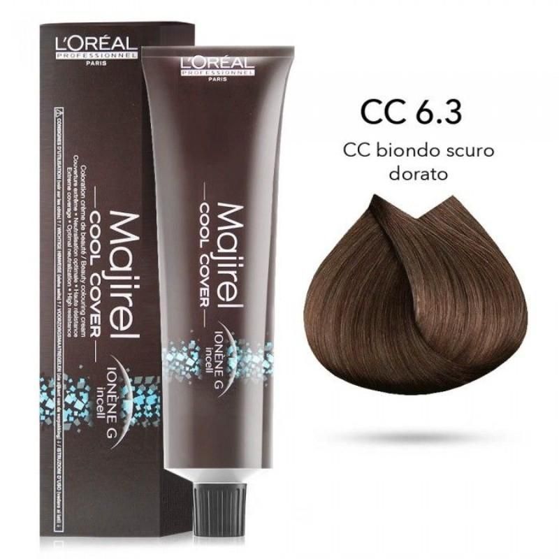 L'Oréal Majirel Cool Cover Hair Color - 6.3 Dark Beige Blonde