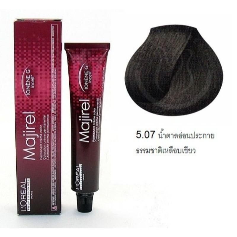 L'Oréal Majirel Hair Color - 5.07 Natural Cool Brown