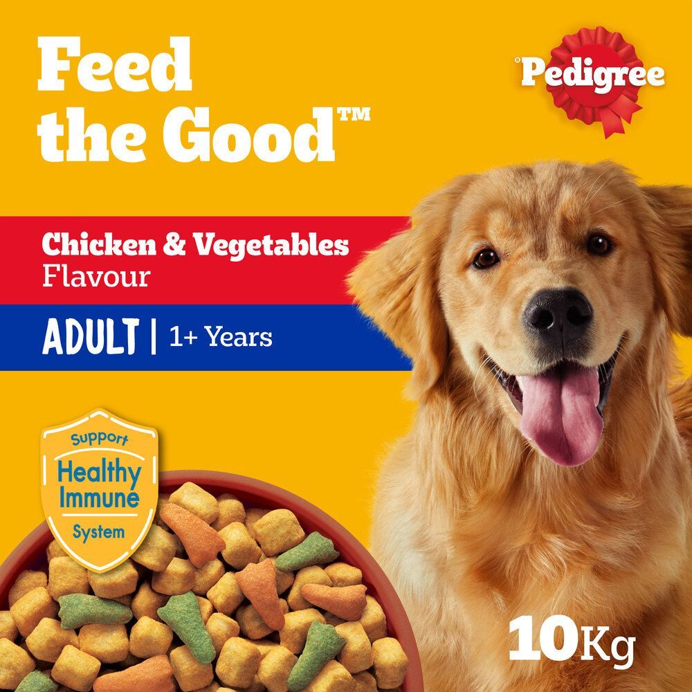 Buy Pedigree Chicken Liver Flavor Dry Food for Adult Dog, 10kg