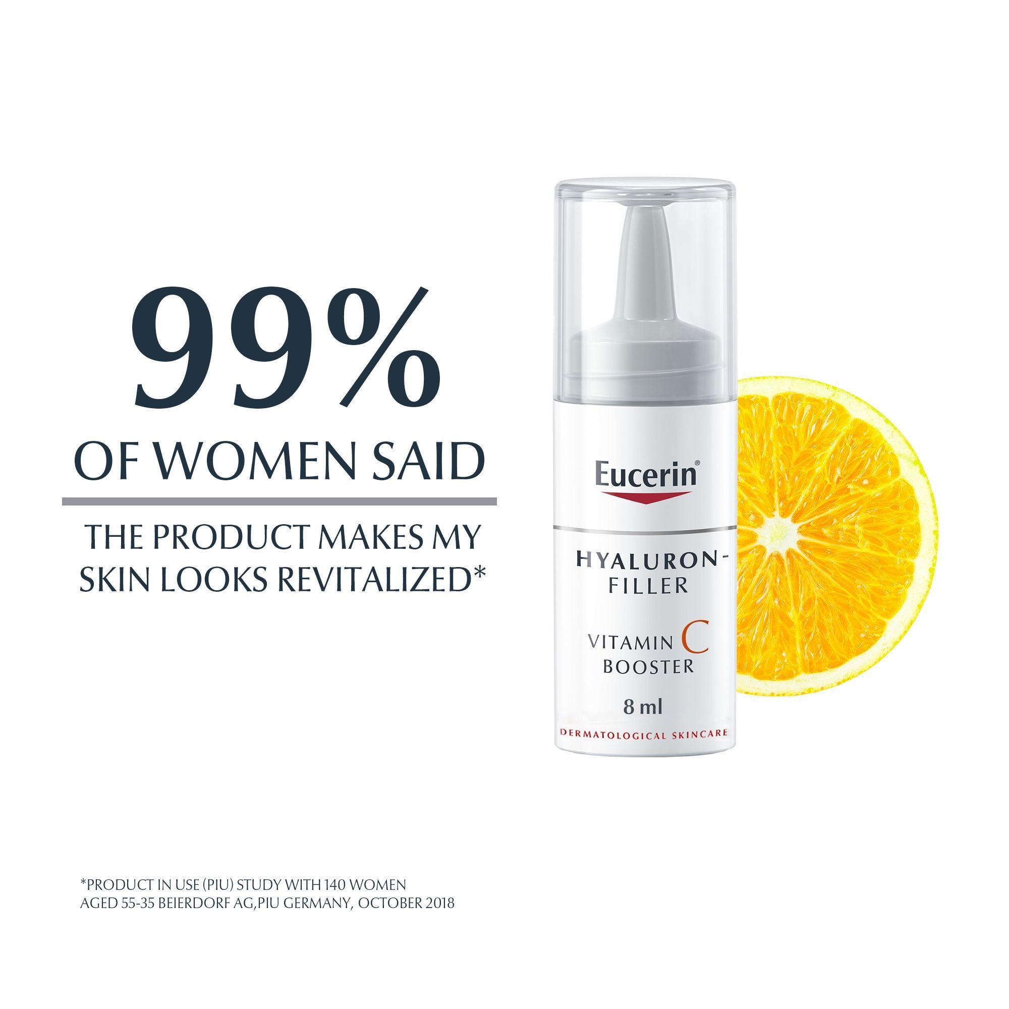 Eucerin Hyaluron Filler Vitamin C Booster 8 ml x 3 pcs - 10