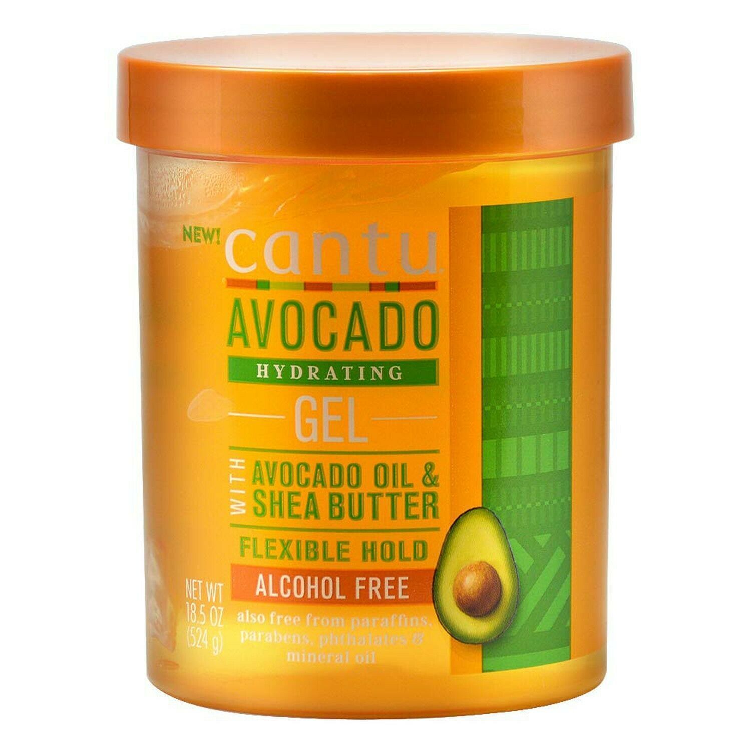 Cantu Avocado Hydrating Gel Alcohol Free, 524g