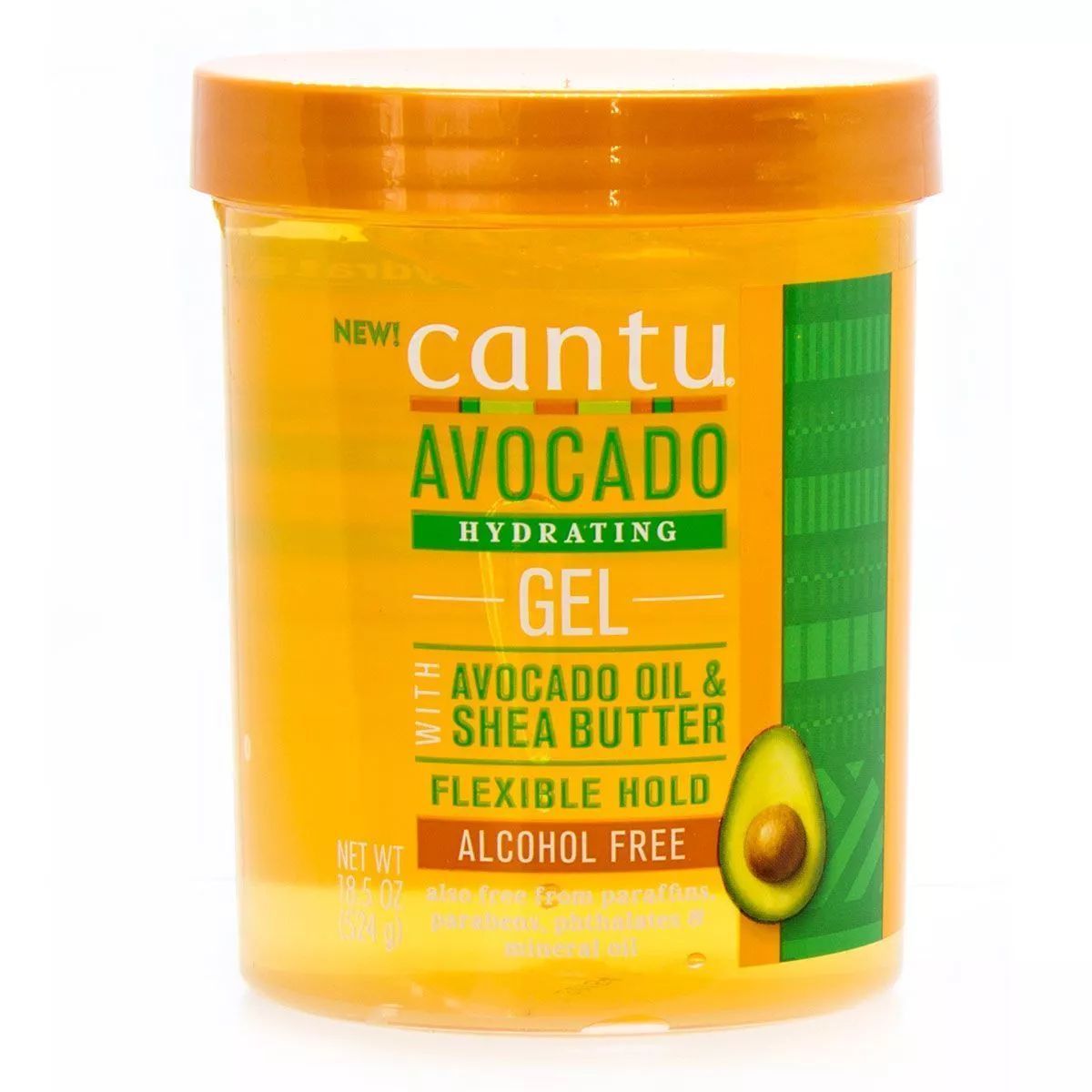 Cantu Avocado Hydrating Gel Alcohol Free, 524g - 7