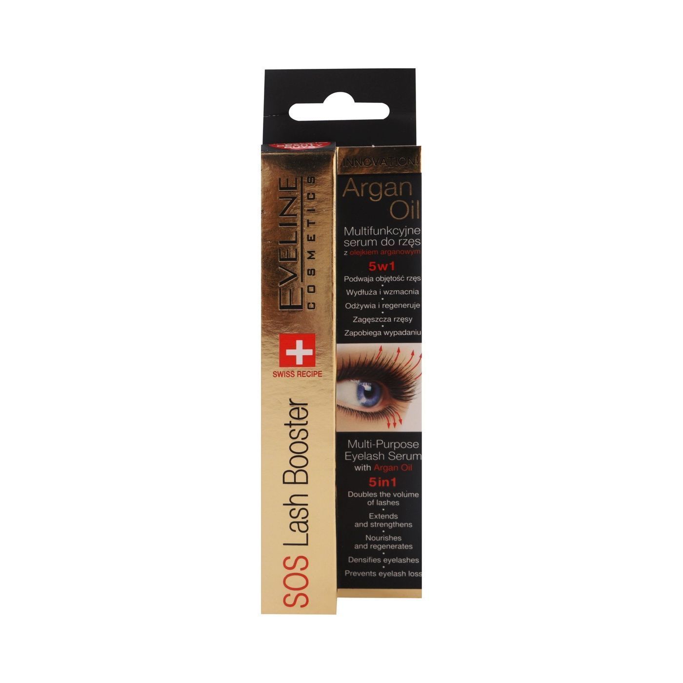 Eveline SOS Lash Booster Argan Oil 5In1 10 ml