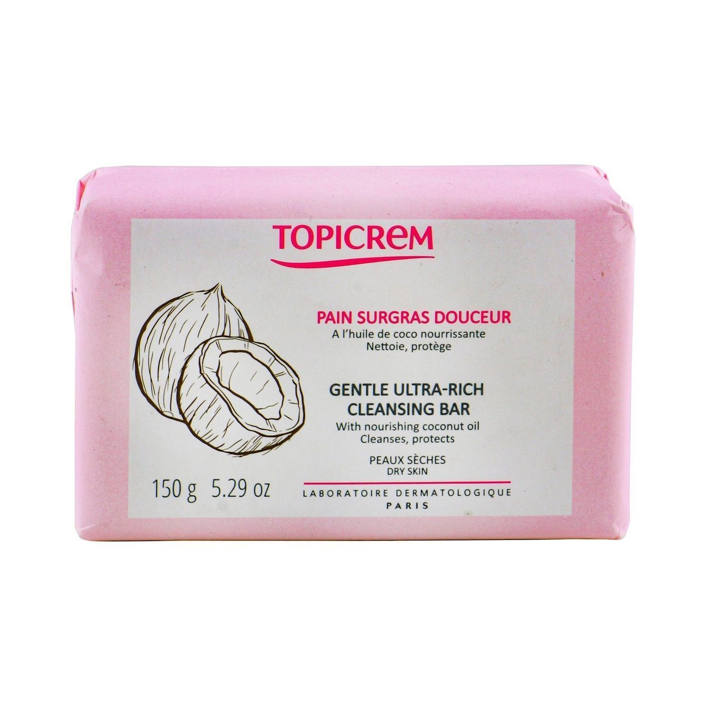 Topicrem Gentle Ultra-Rich Cleansing Bar, 150 G