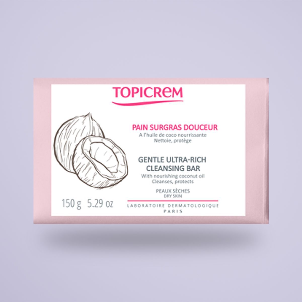 Topicrem Gentle Ultra-Rich Cleansing Bar, 150 G view 5