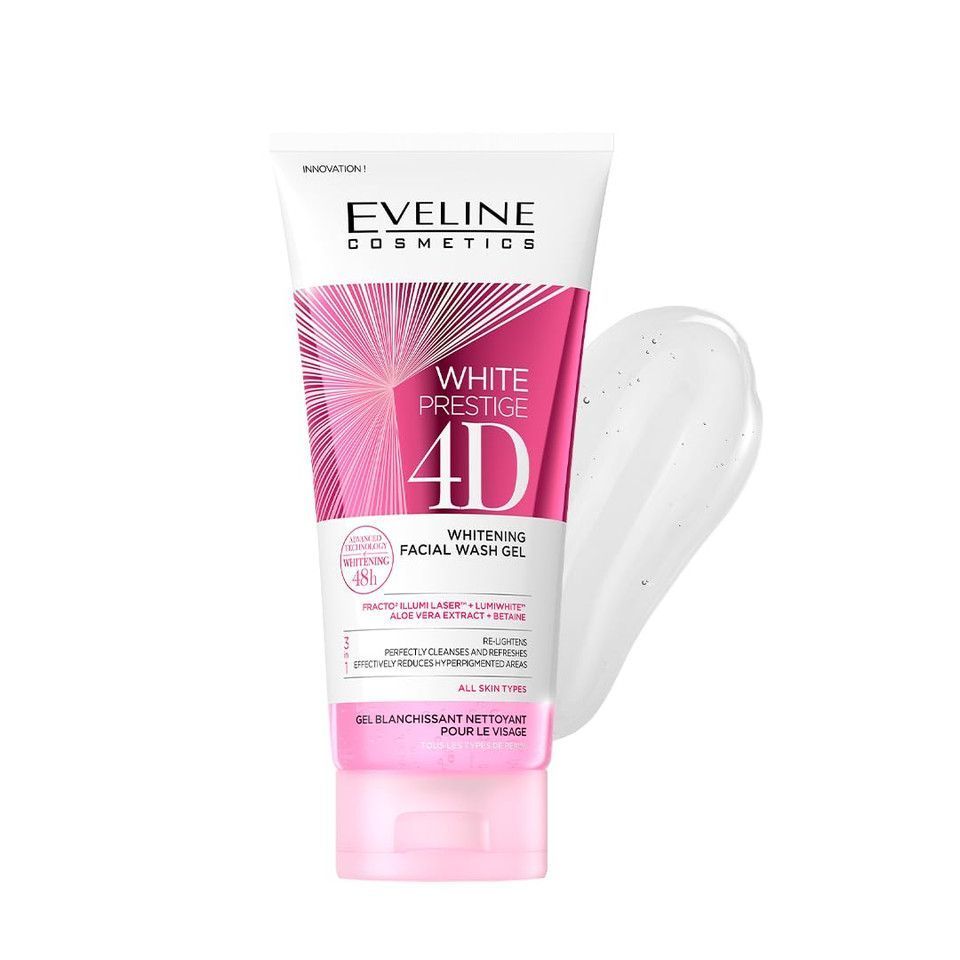 Eveline White Prestige 4D Whitening Facial Wash Gel 200Ml - 10