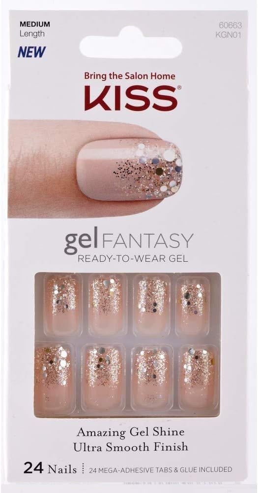 Kiss Salon Acrylic Nude French Nails, 28 Pieces view 2