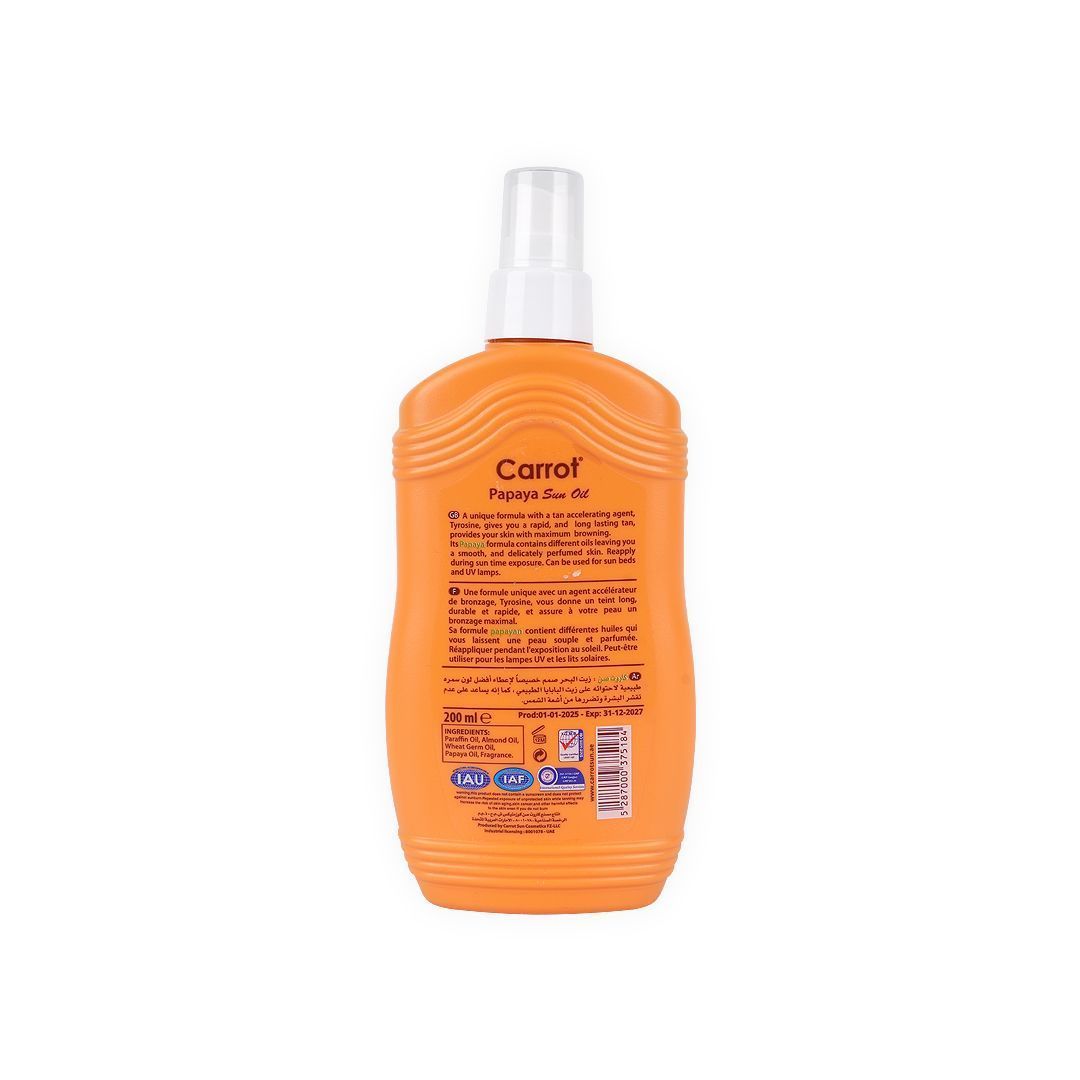 Carrot Papaya Sun Oil 200 ml - 9