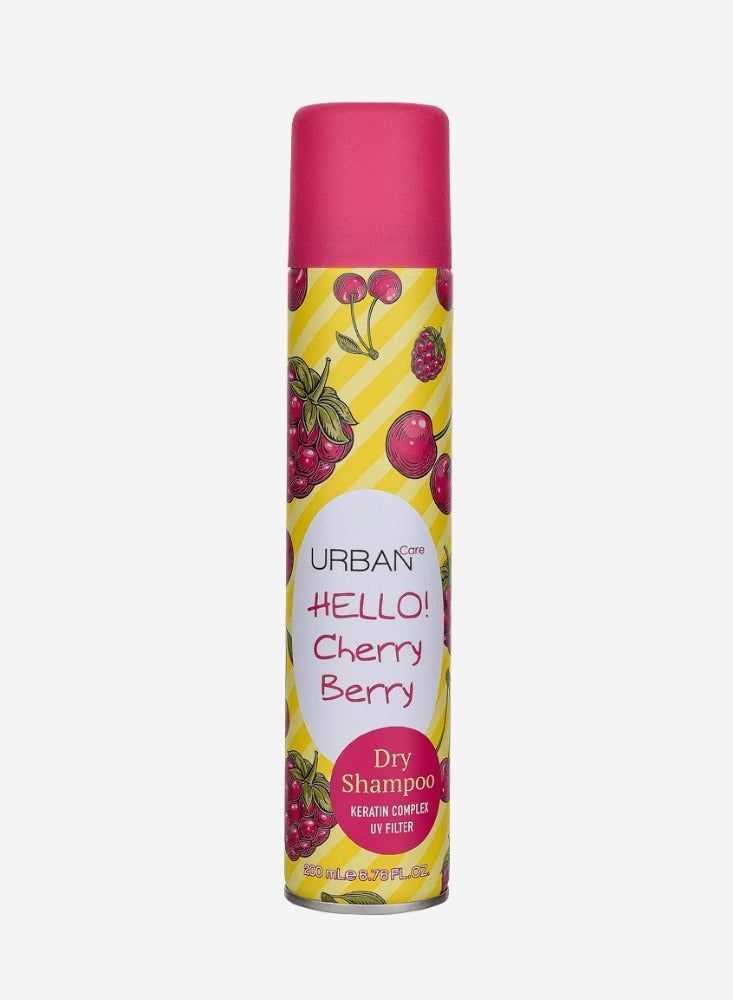 Urban Care Hello Cherry Berry Dry Shampoo, 200ml - 8