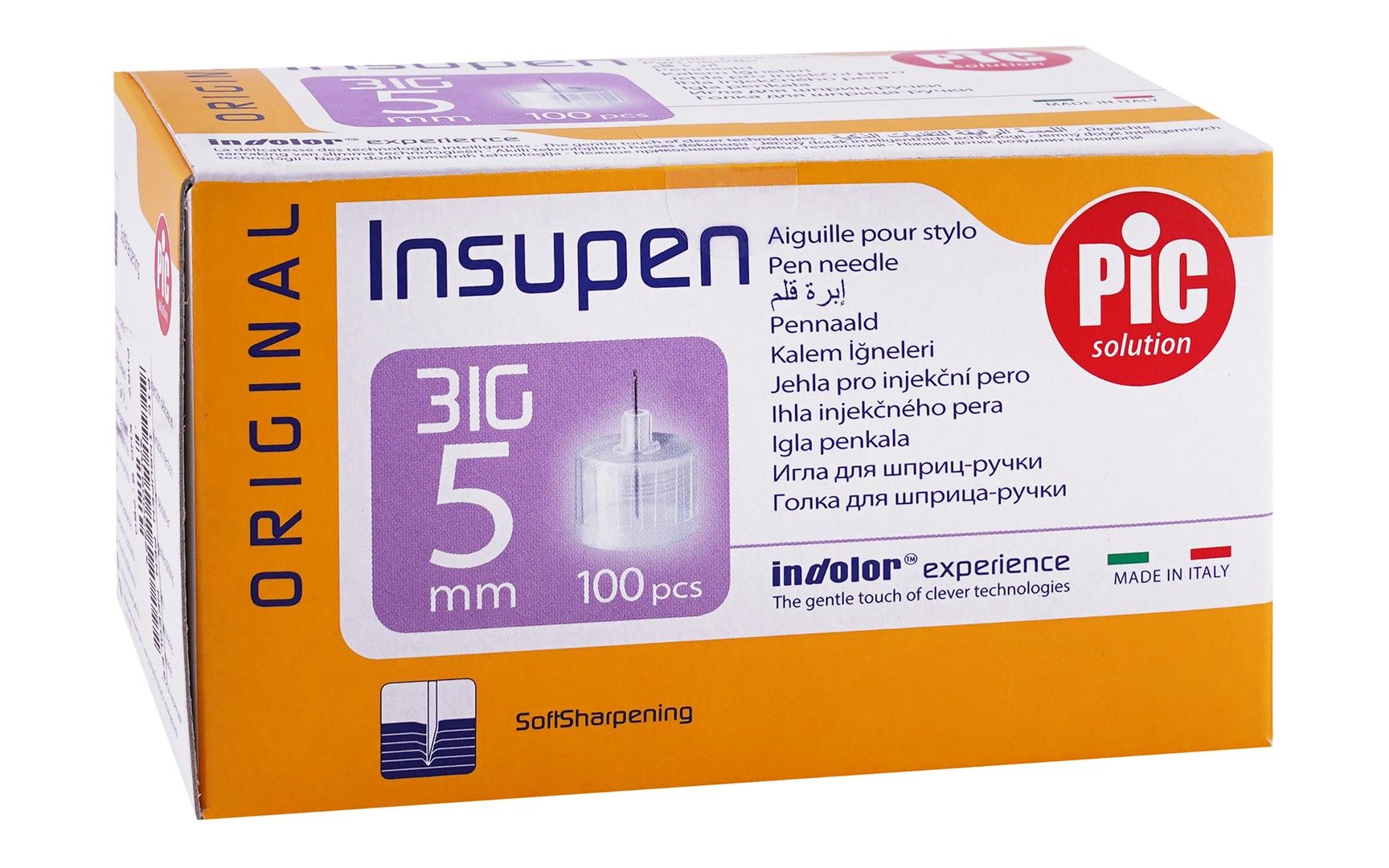 Pic Solution Insupen Insulin Pen Needles