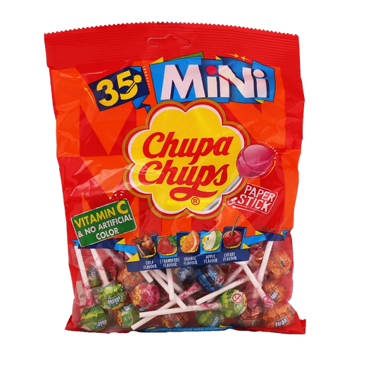 Chupa Chups Party Sweets - Sugar Free Assorted Box Of Lollipops 50 Lollies In 3 Flavours Chupa Chups Party Sweets - Sugar Free Assorted Box Of Lollipops 50 Lollies In 3 Flavours