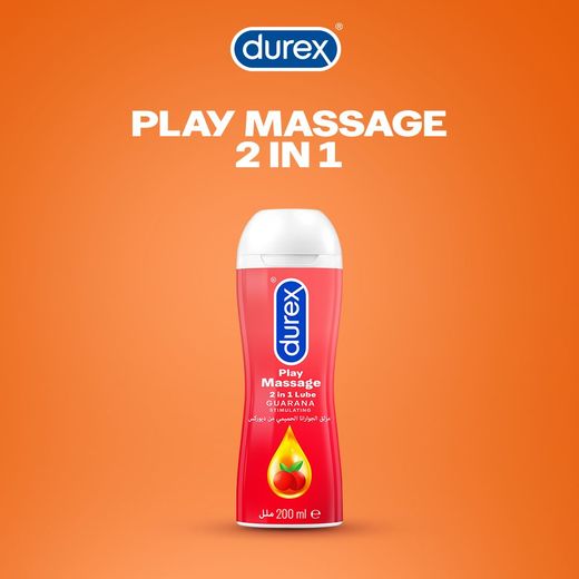Buy Durex Play Stimulating Massage 2in1 Lubricant Gel with Arousing Guarana, 200ml Online in Oman | Talabat Oman Buy Durex Play Stimulating Massage 2in1 Lubricant Gel with Arousing Guarana, 200ml Online in Oman | Talabat Oman