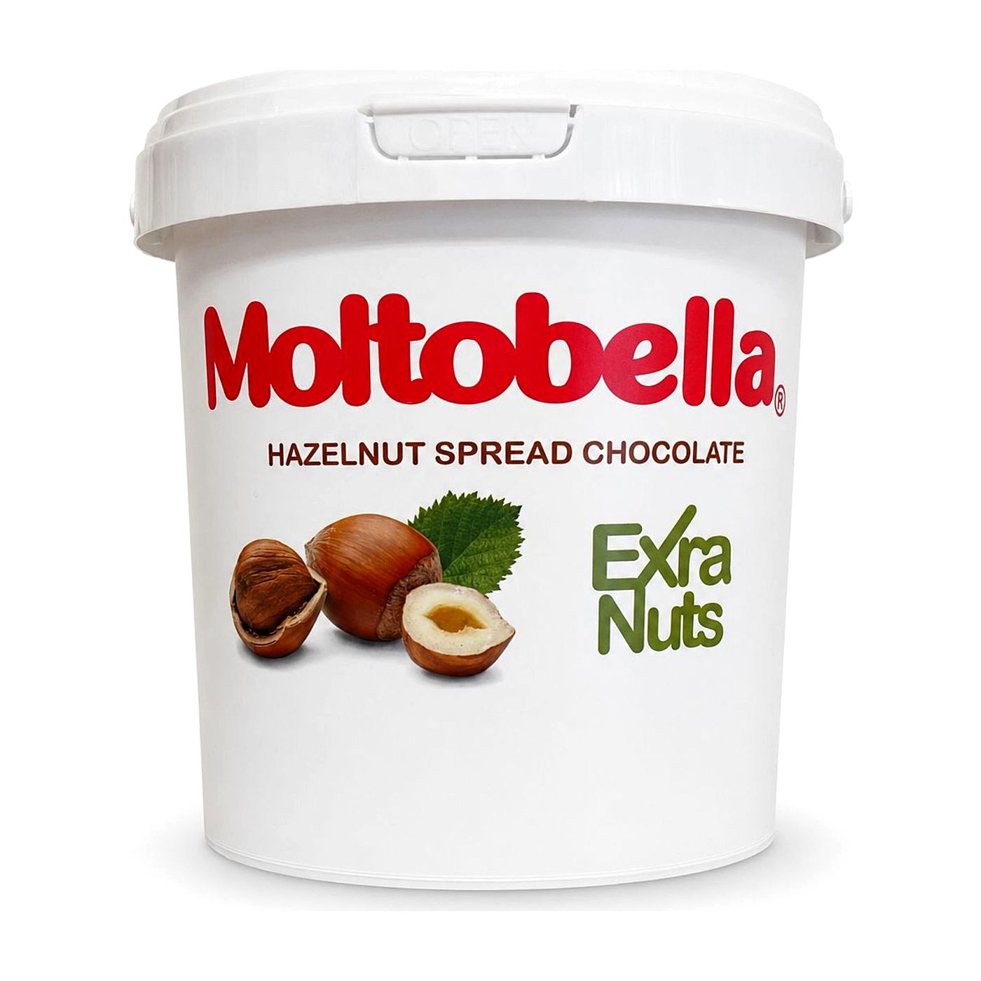 سبريد شوكولاتة بالبندق Moltobella (مكسرات إضافية)، 1 كجم