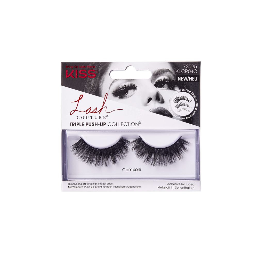 Kiss Lash Couture Triple Push Up W/Glue Camisole  K-Klcp04C