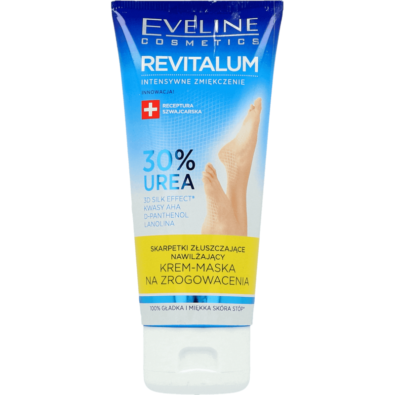 Eveline Revitalum Moisturising 30% Urea Foot Cream Mask 75 ml