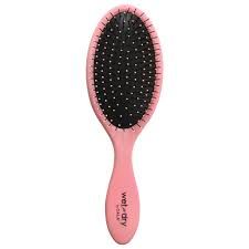 Cala Wet-N-Dry Detangling Paddle Hair Brush Dusty Rose