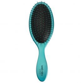 Cala Wet-N-Dry Detangling Paddle Hair Brush Teal Green