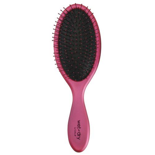 Cala Wet And Dry Metallic Hair Brush Wine