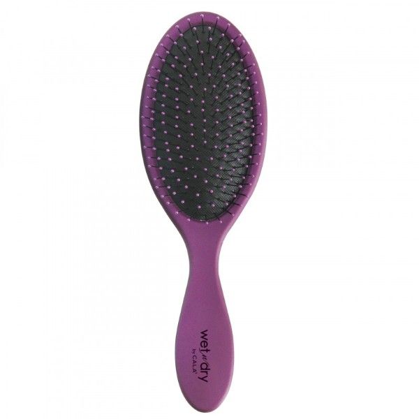 Cala Wet And Dry Metallic Hair Brush Wine