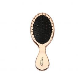 Cala Mini Wet And Dry Detangling Hair Brush Rose Gold