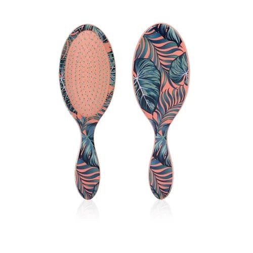 Cala Wet And Dry Detangling Hair Brush Coral Palm