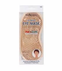 Cala Spa Solutions Gel Beads Eye Mask Gold Hot and Cold