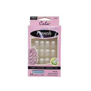 Cala Fashion French False Nails, 24pieces