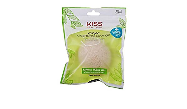 Kiss Konjac Cleansing Sponge Natural