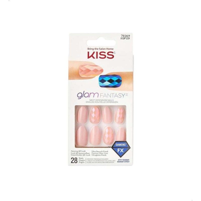 Kiss Glam Fantasy 3D Kgf09C, 28 Nails