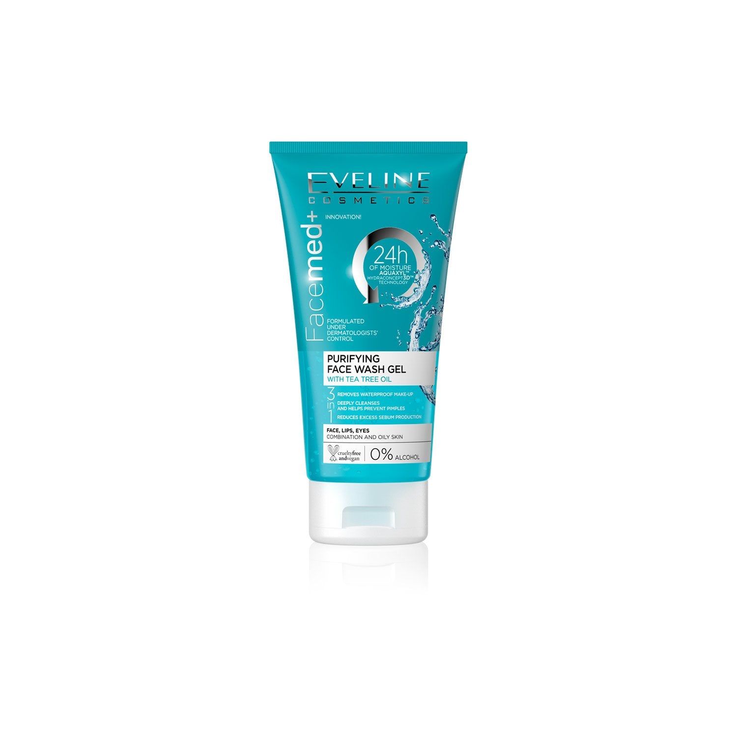 Eveline Facemed+ Purify Face Wash Gel with Tea Tree Oil, 150ml