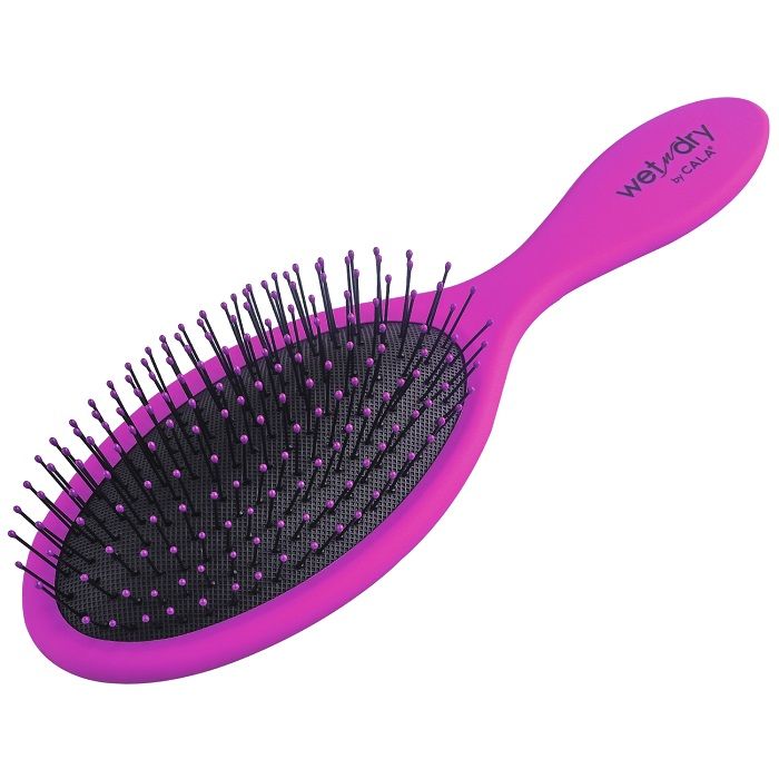 Cala Wet & Dry Detangling Hair Brush Pink