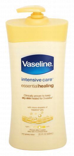 Vaseline Intensive Care Body Lotion Essential Healing for Dry Skin, 600ml