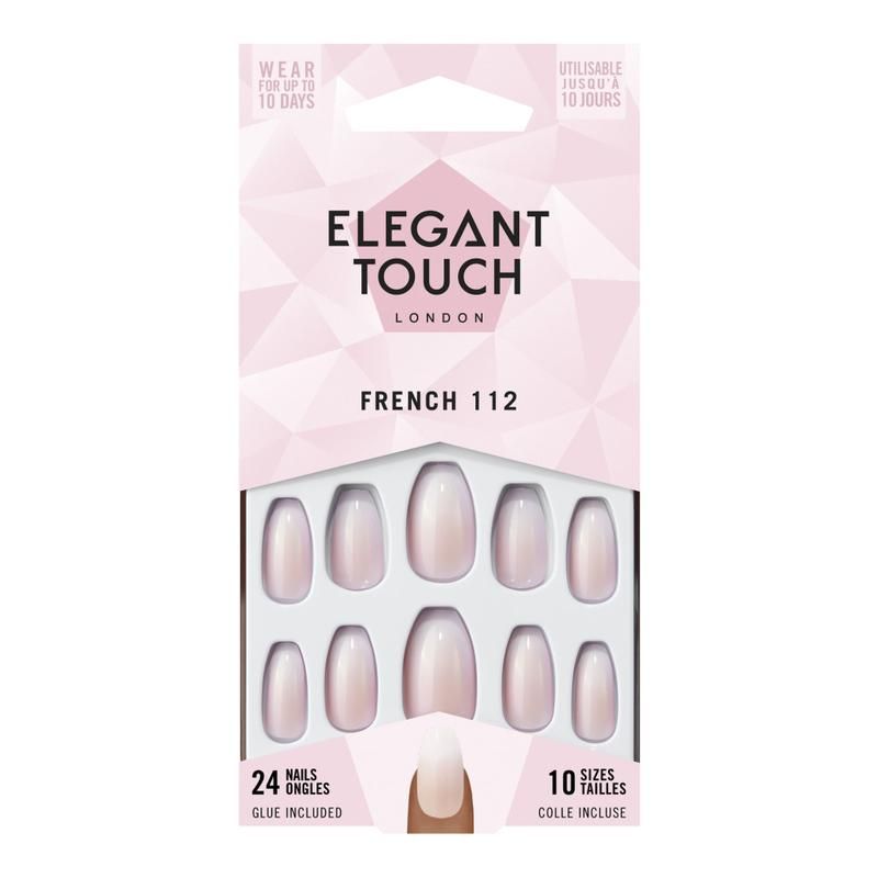 Elegant Touch French 112 Nails, 24 Nails